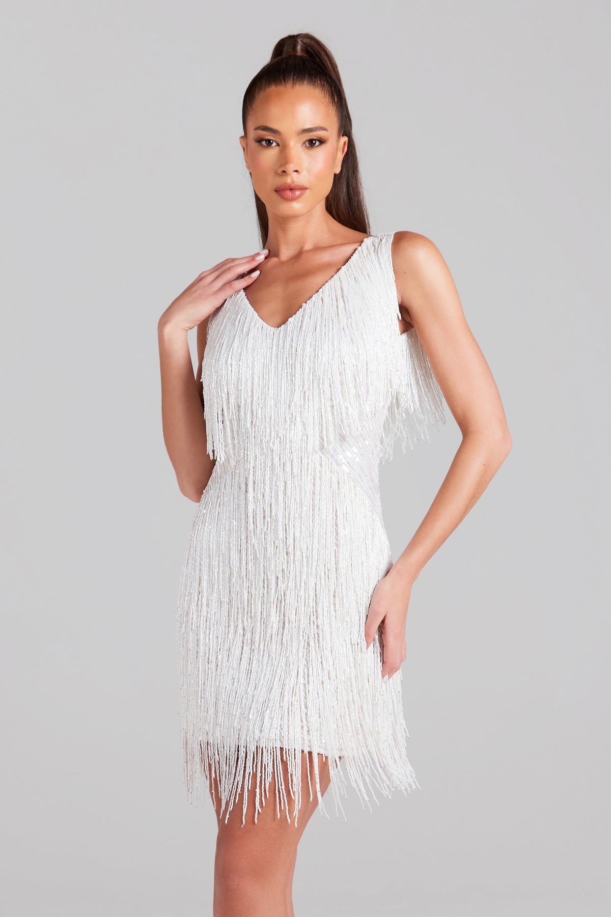 Ginevra Mini Dress in White