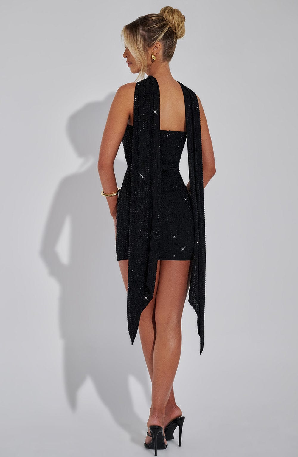 Ginnia Mini Dress in Black