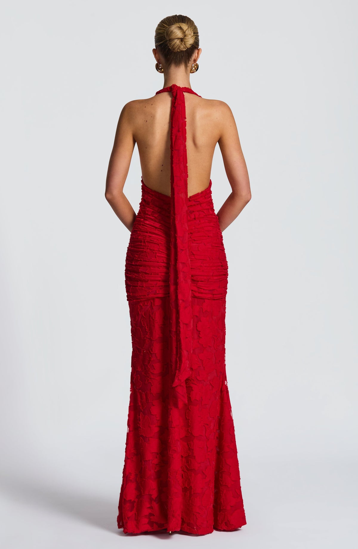 Guinevra Maxi Dress in Red