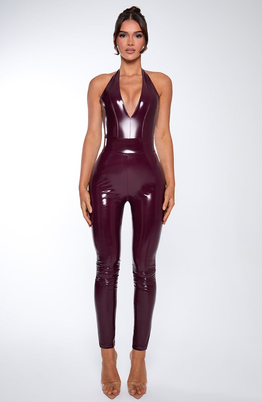 Harlyn Bodysuit in Cherry Lacquer