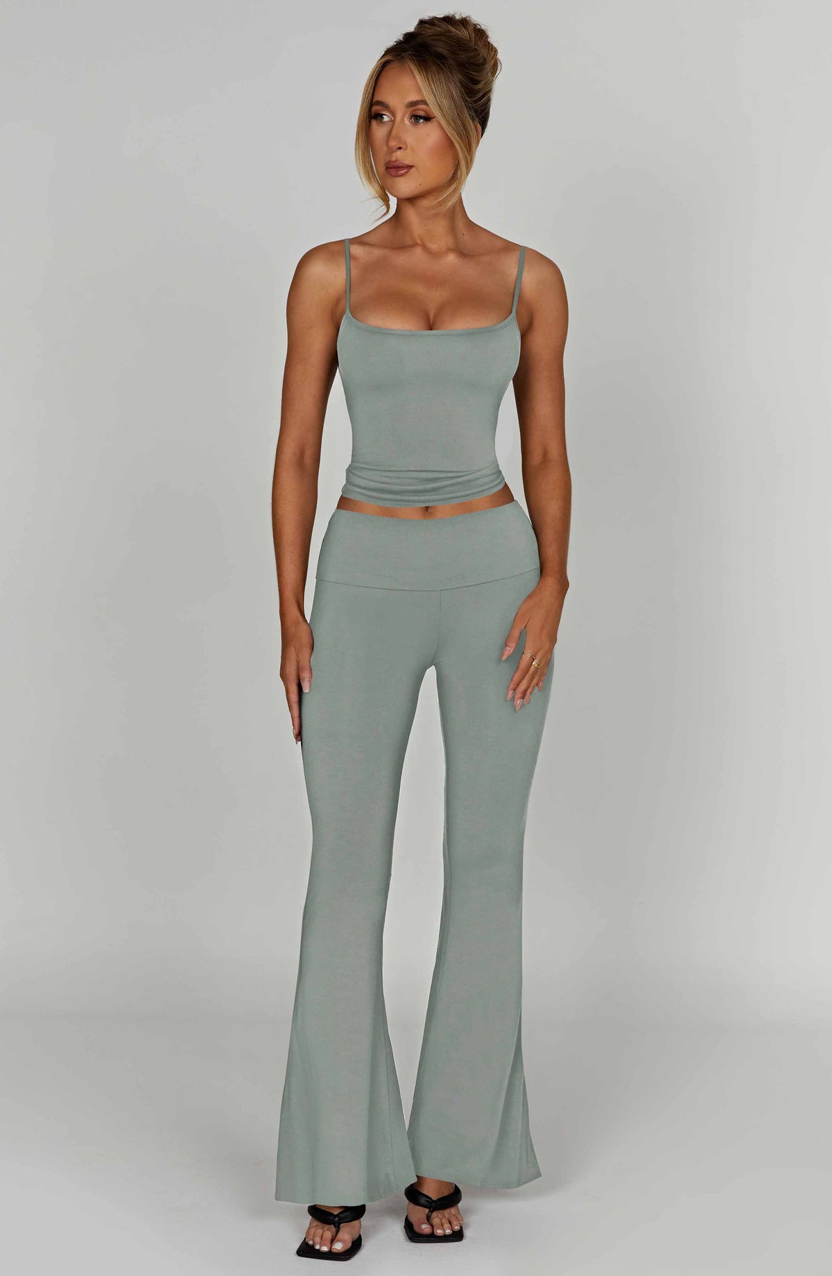 Heida Pant in Steel