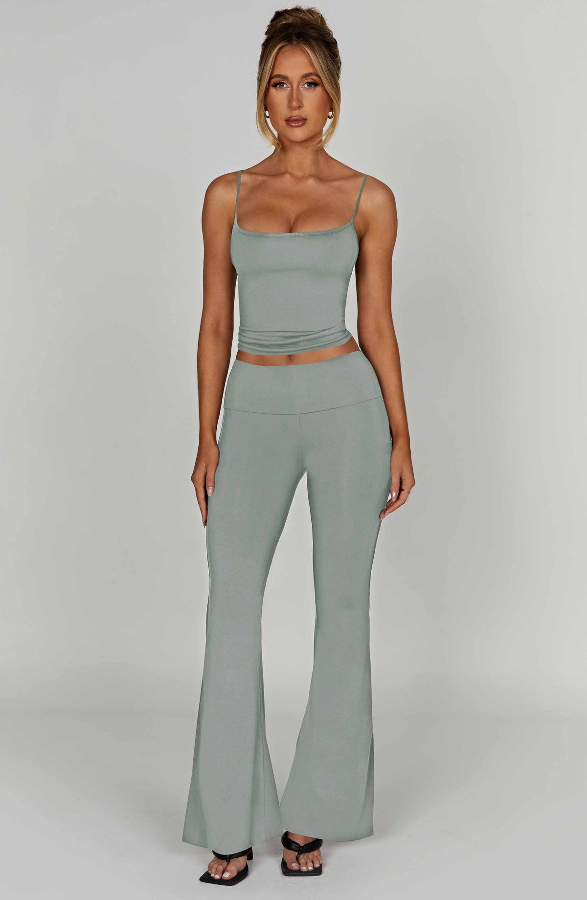 Heida Pant in Steel
