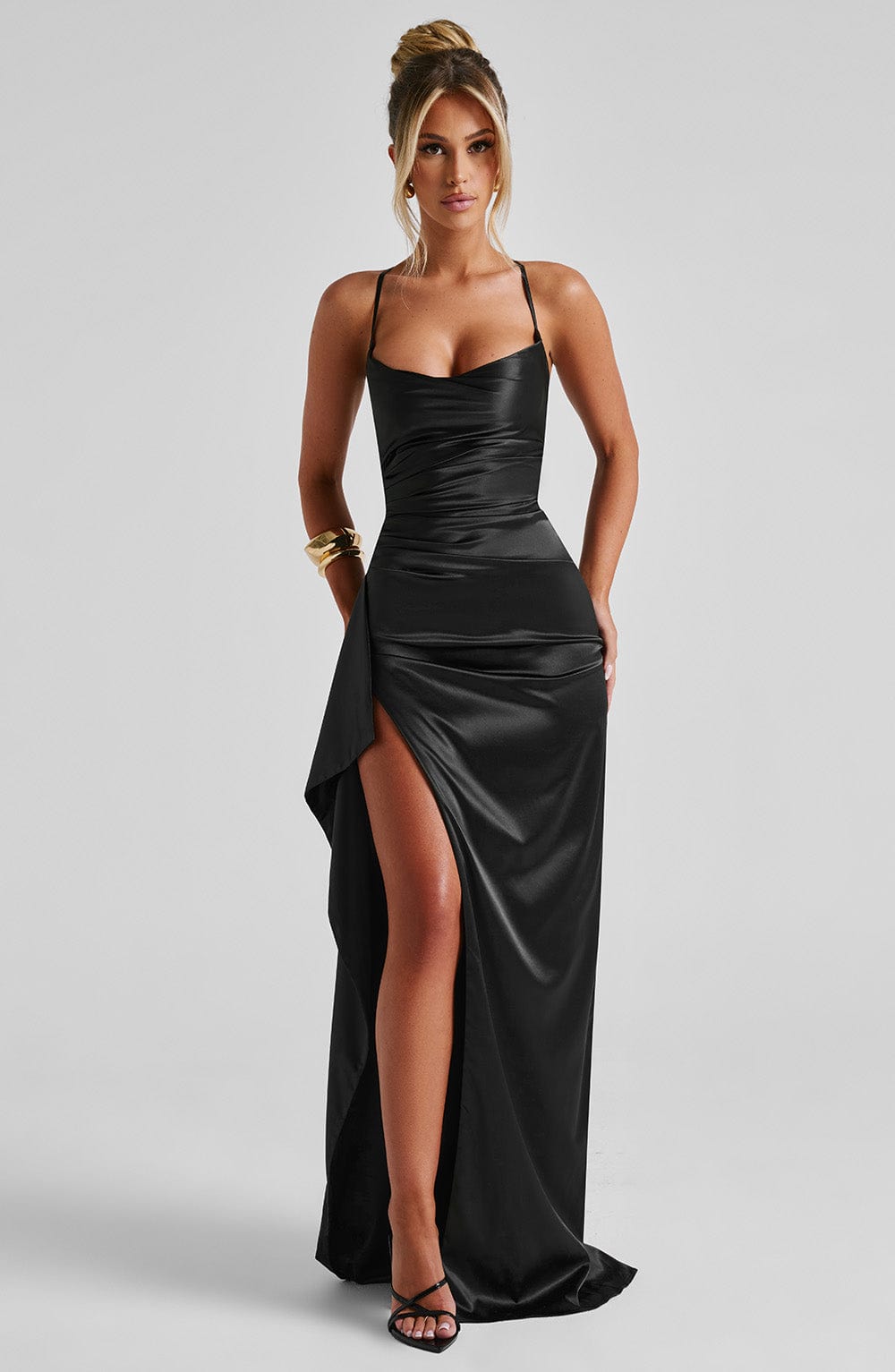 Helena Maxi Dress in Black