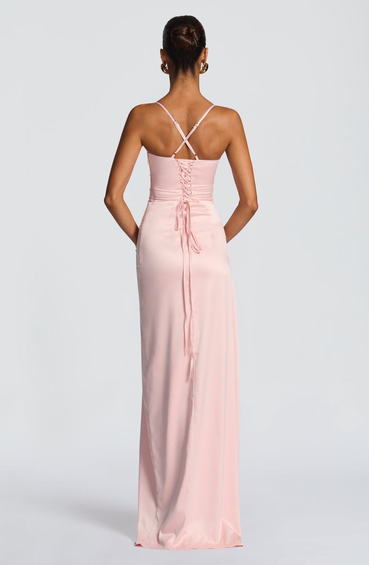 Helena Maxi Dress in Blush