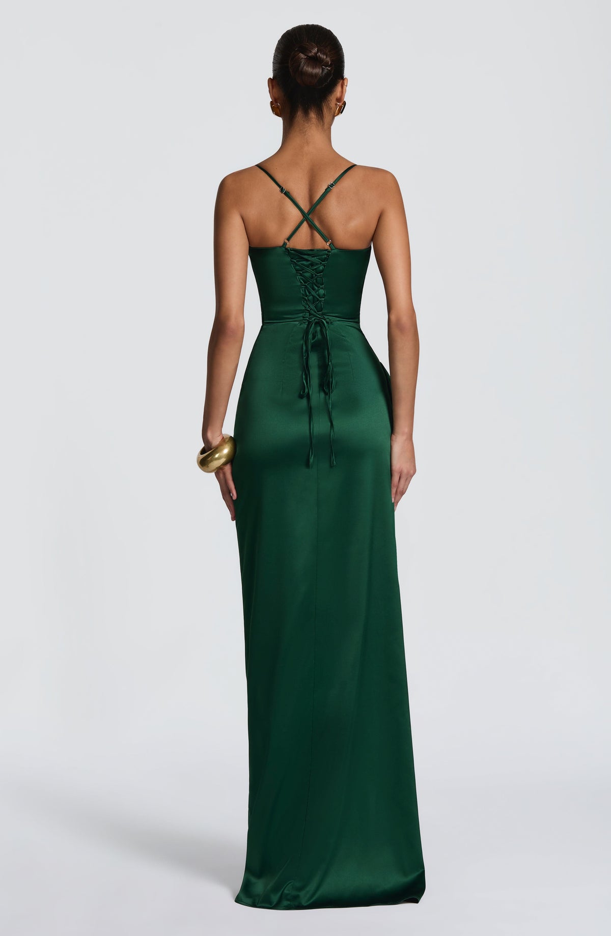 Helena Maxi Dress in Emerald