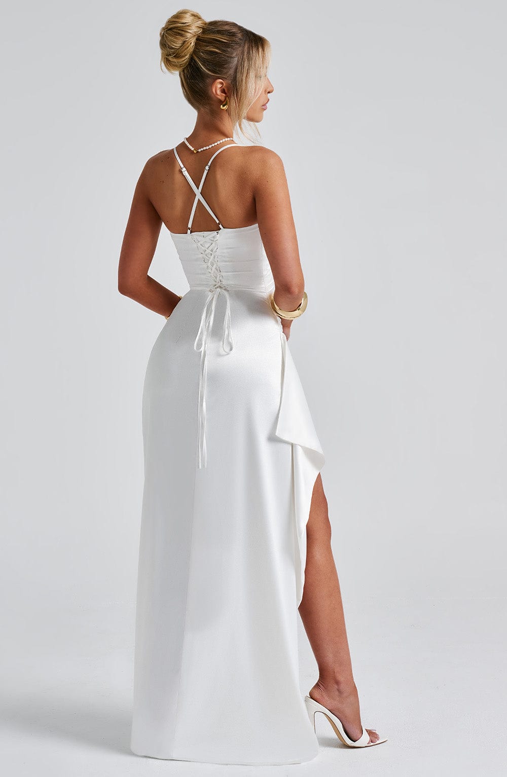 Helena Maxi Dress in Ivory