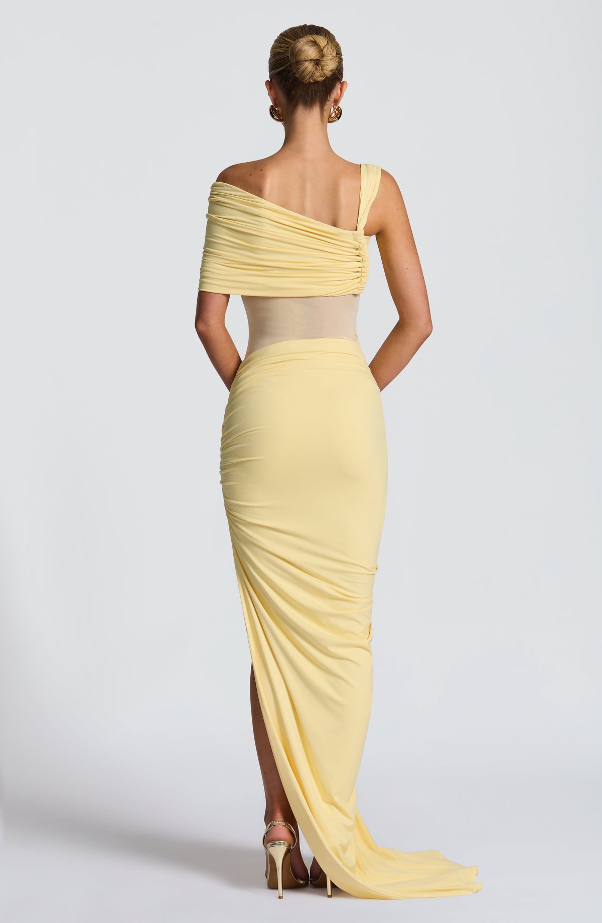 Henriella Maxi Skirt in Lemon