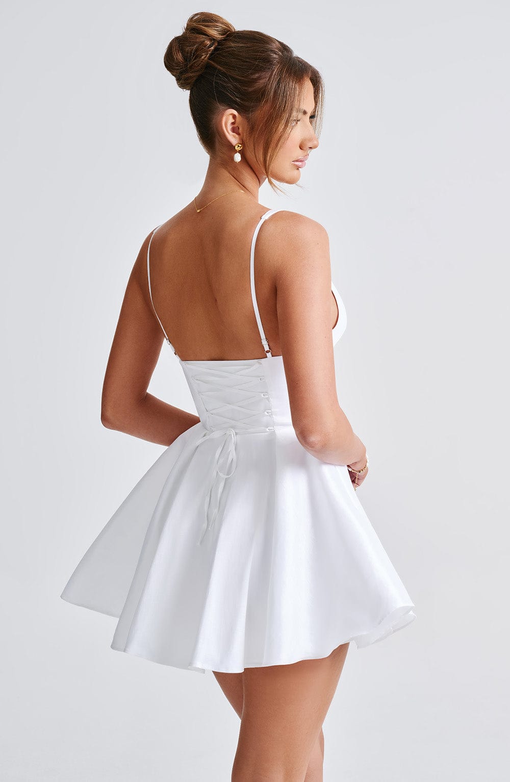 Imara Mini Dress in Ivory