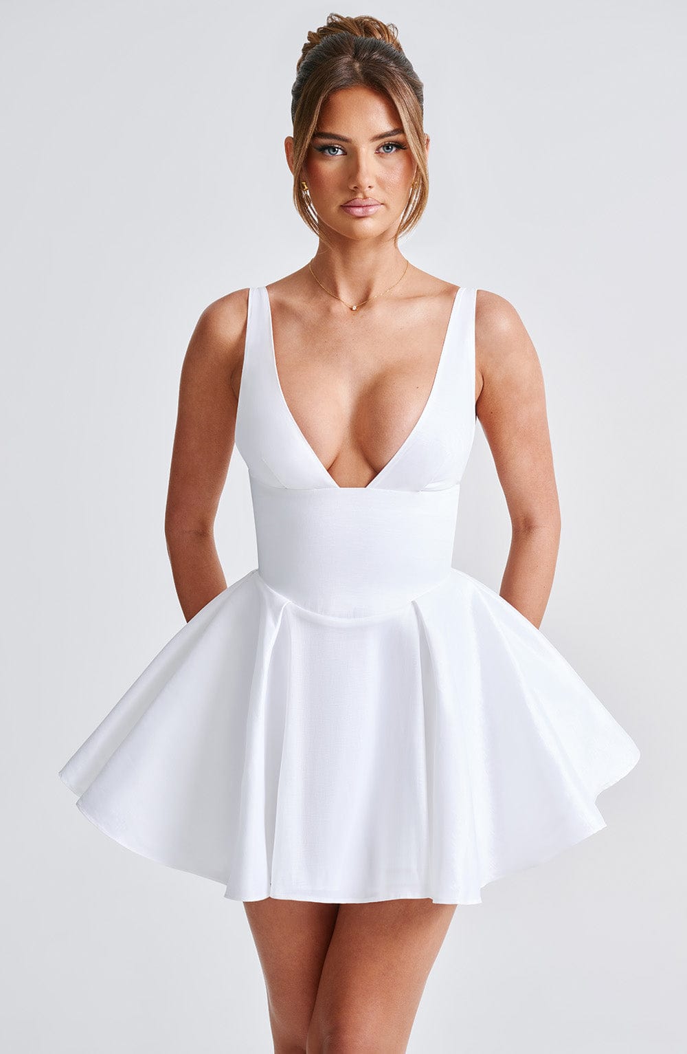 Imara Mini Dress in Ivory