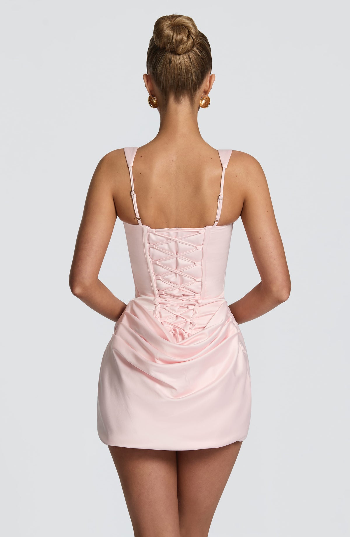 Imogena Mini Dress in Blush