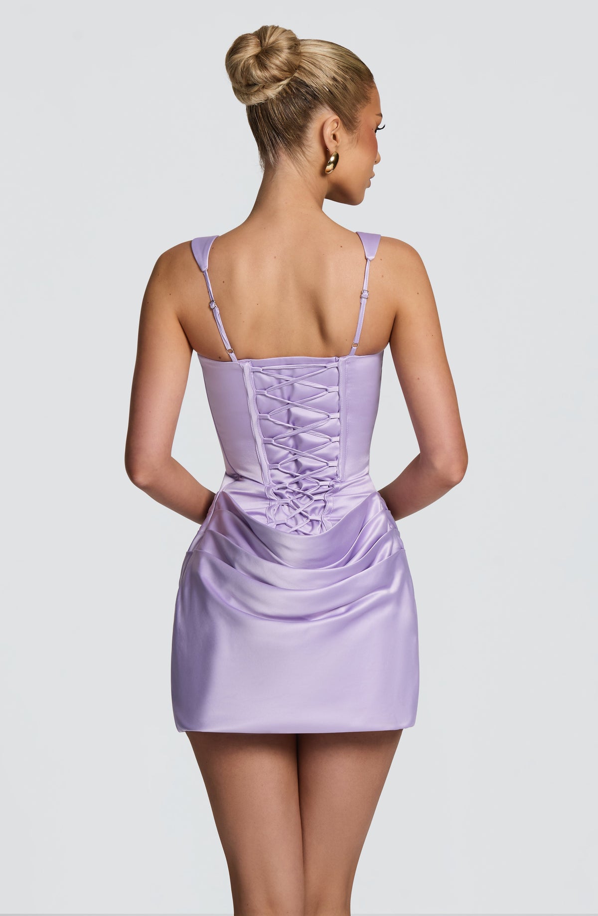 Imogena Mini Dress in Lilac