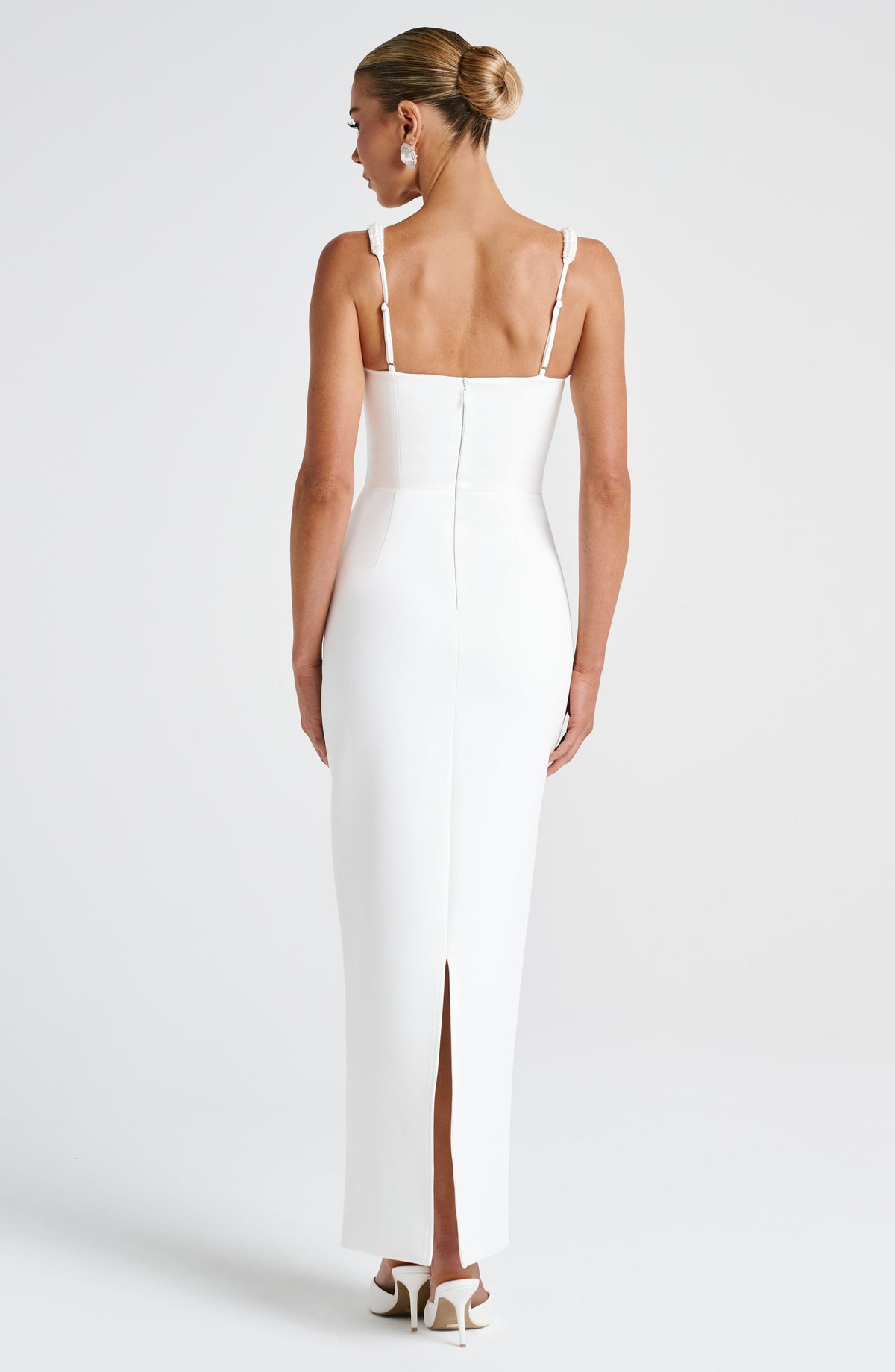 Inessa Midaxi Dress in Ivory