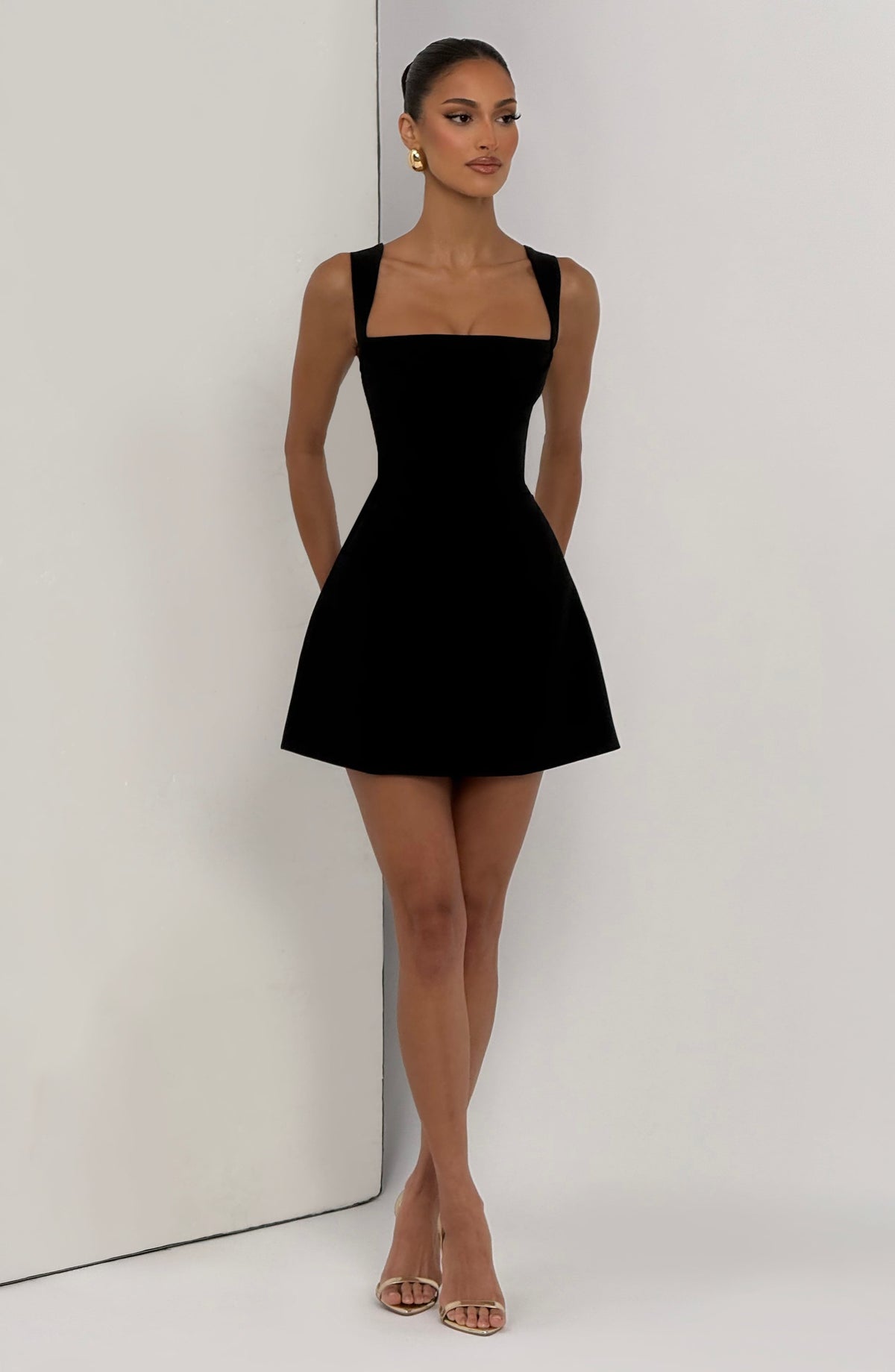 Ionna Mini Dress in Black