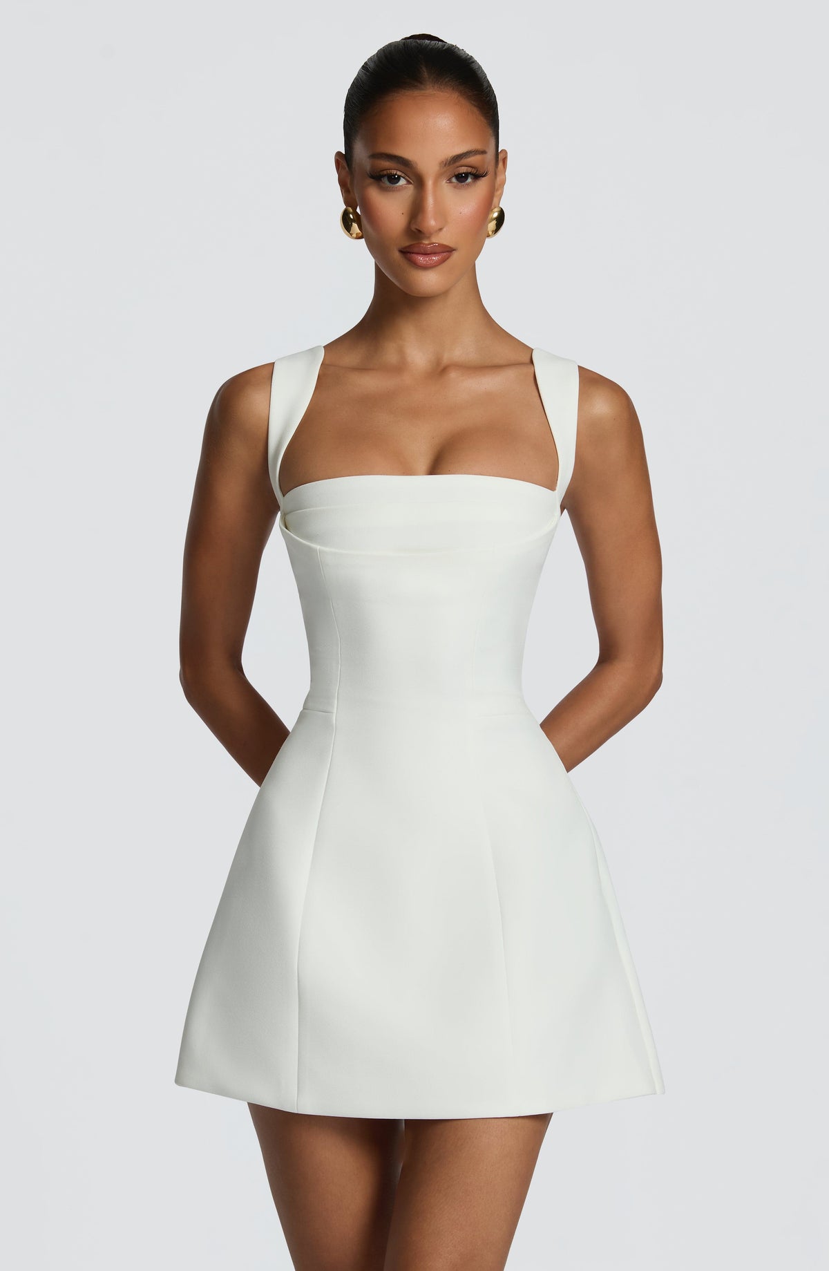 Ionna Mini Dress in Ivory