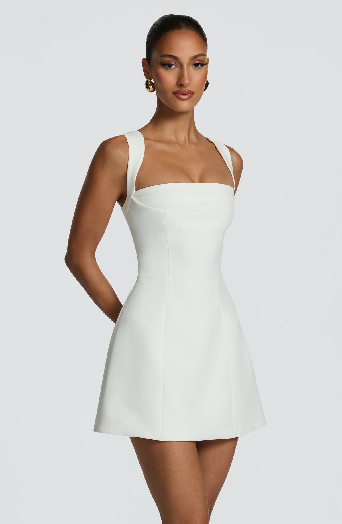Ionna Mini Dress in Ivory