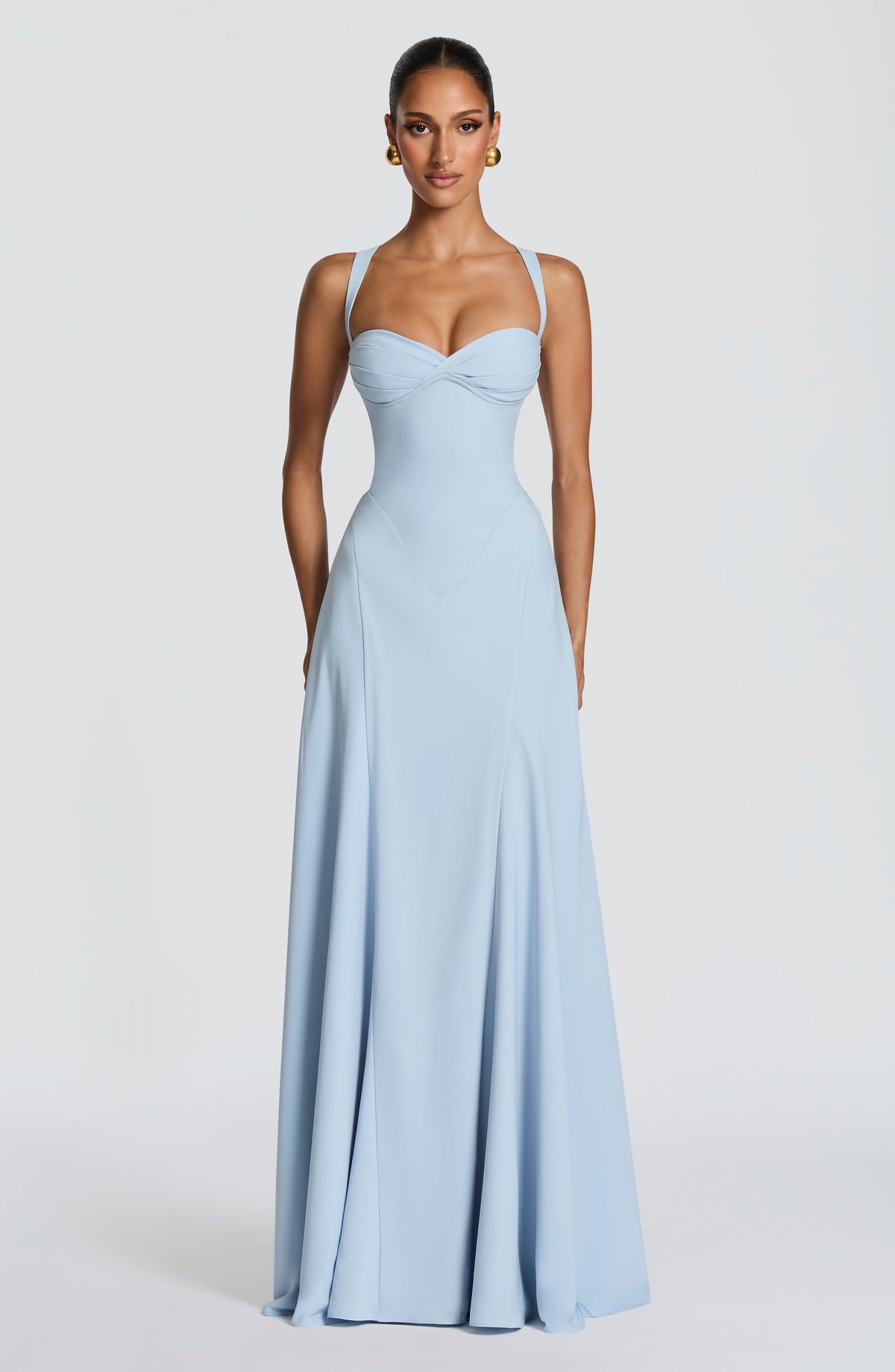 Iriya Maxi Dress in Glacier Blue