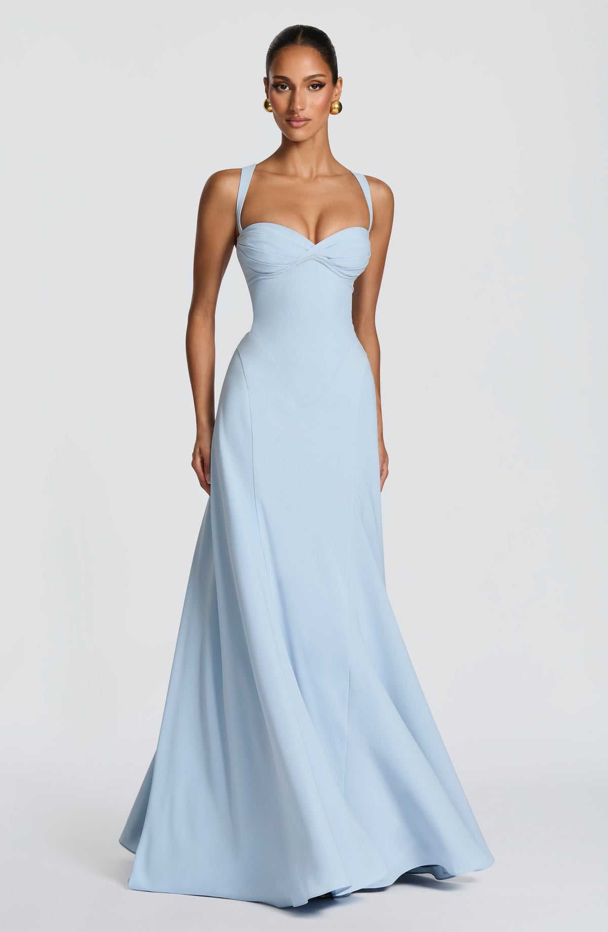 Iriya Maxi Dress in Glacier Blue