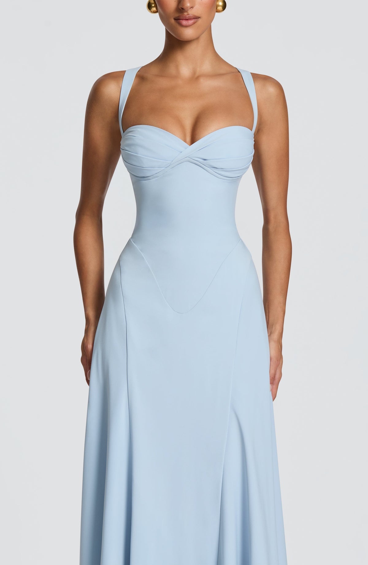 Iriya Maxi Dress in Glacier Blue