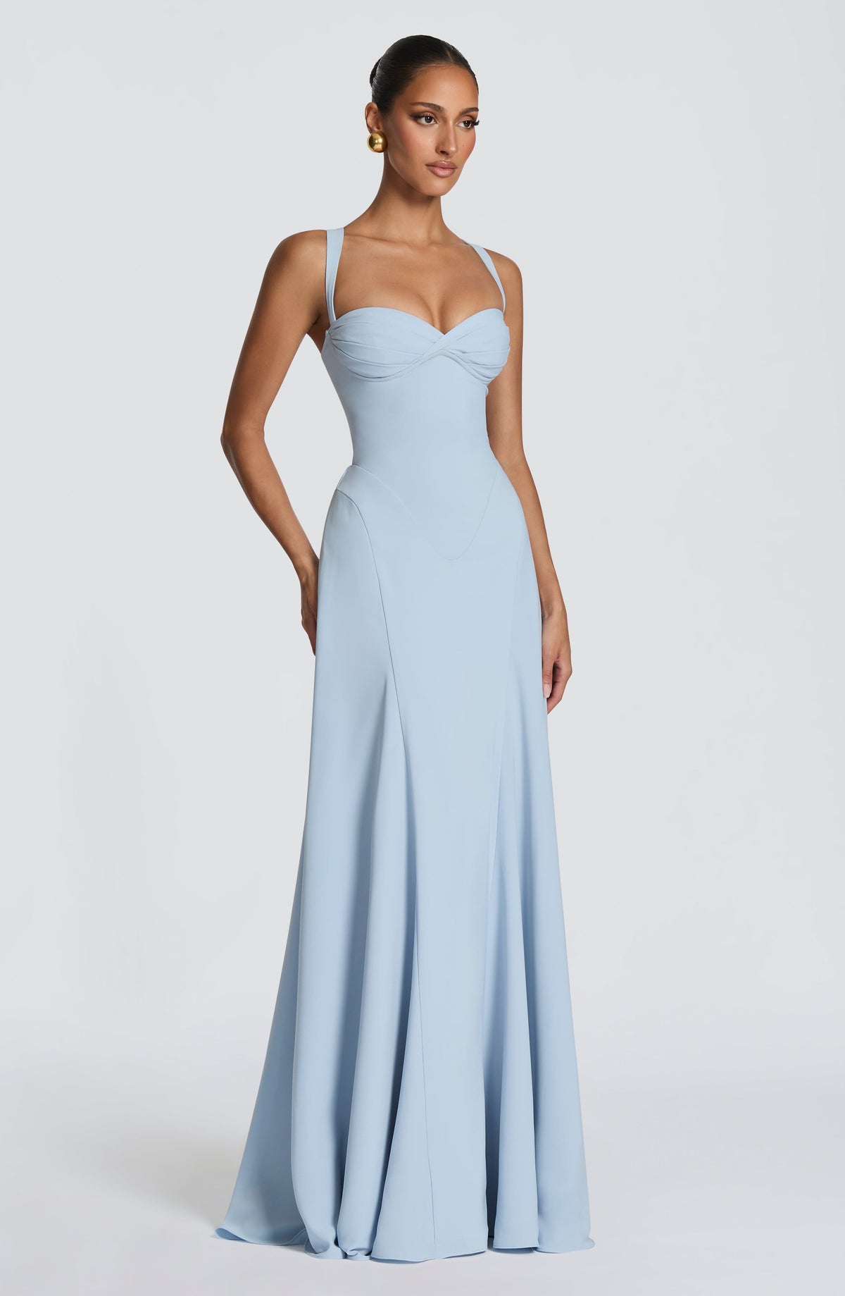 Iriya Maxi Dress in Glacier Blue