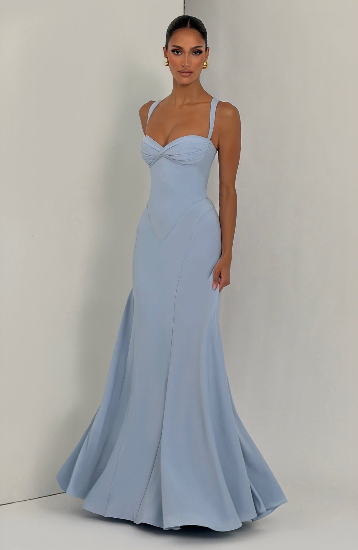Iriya Maxi Dress in Glacier Blue