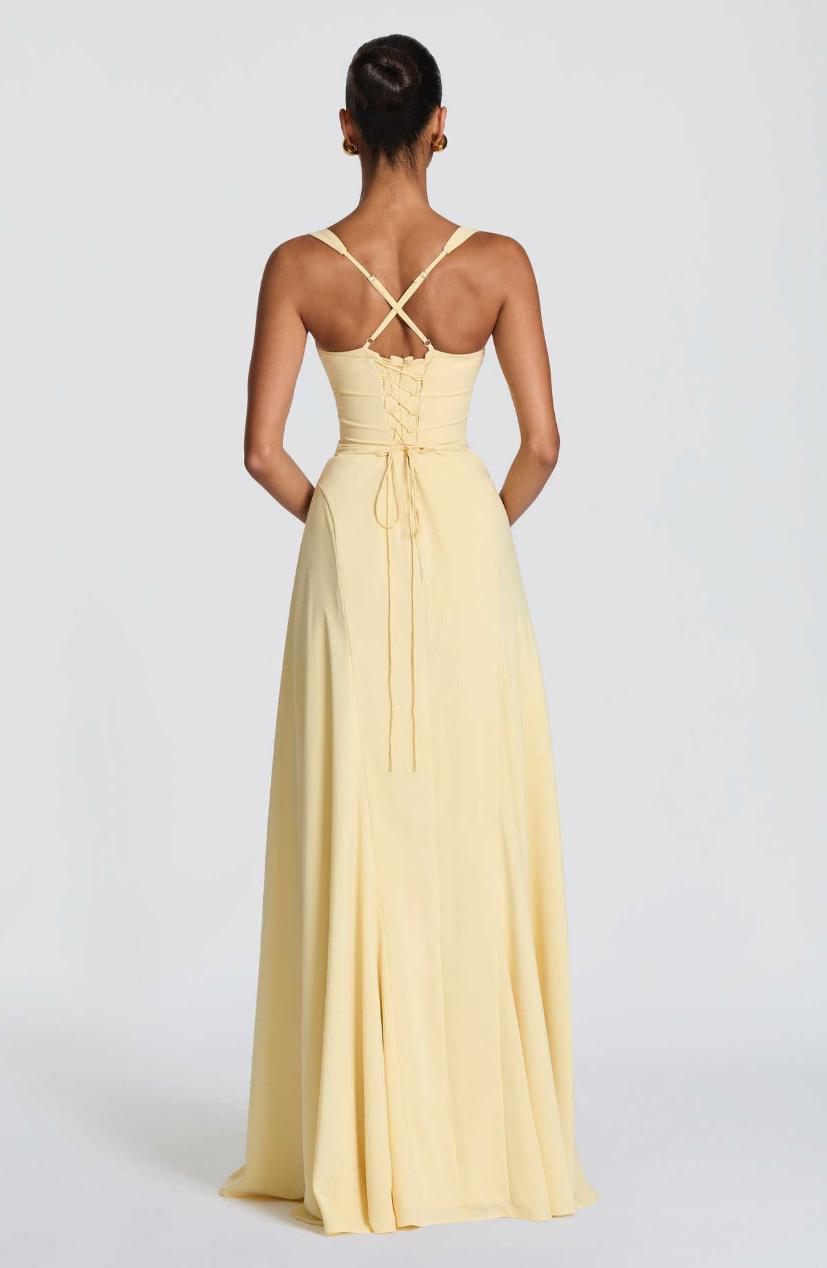 Iriya Maxi Dress in Lemon