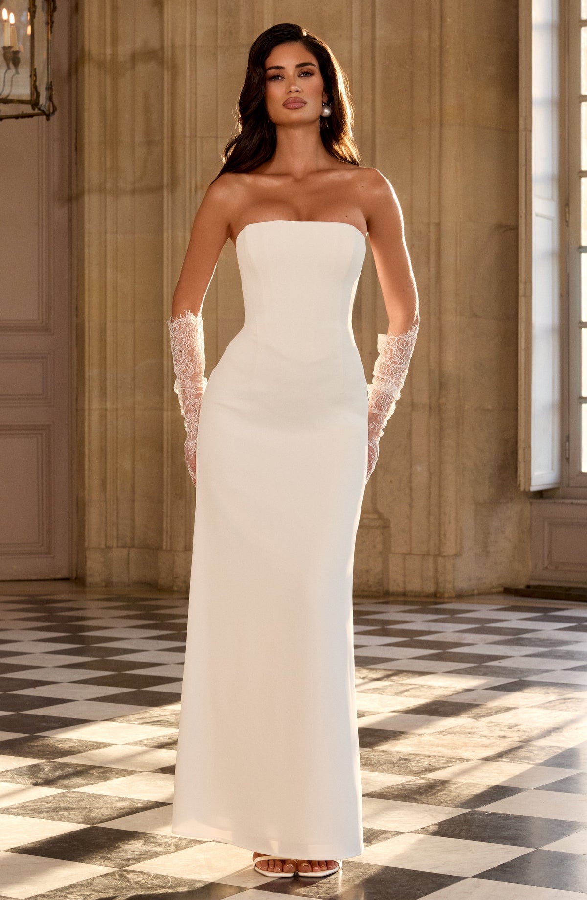 Irmena Maxi Dress in Ivory