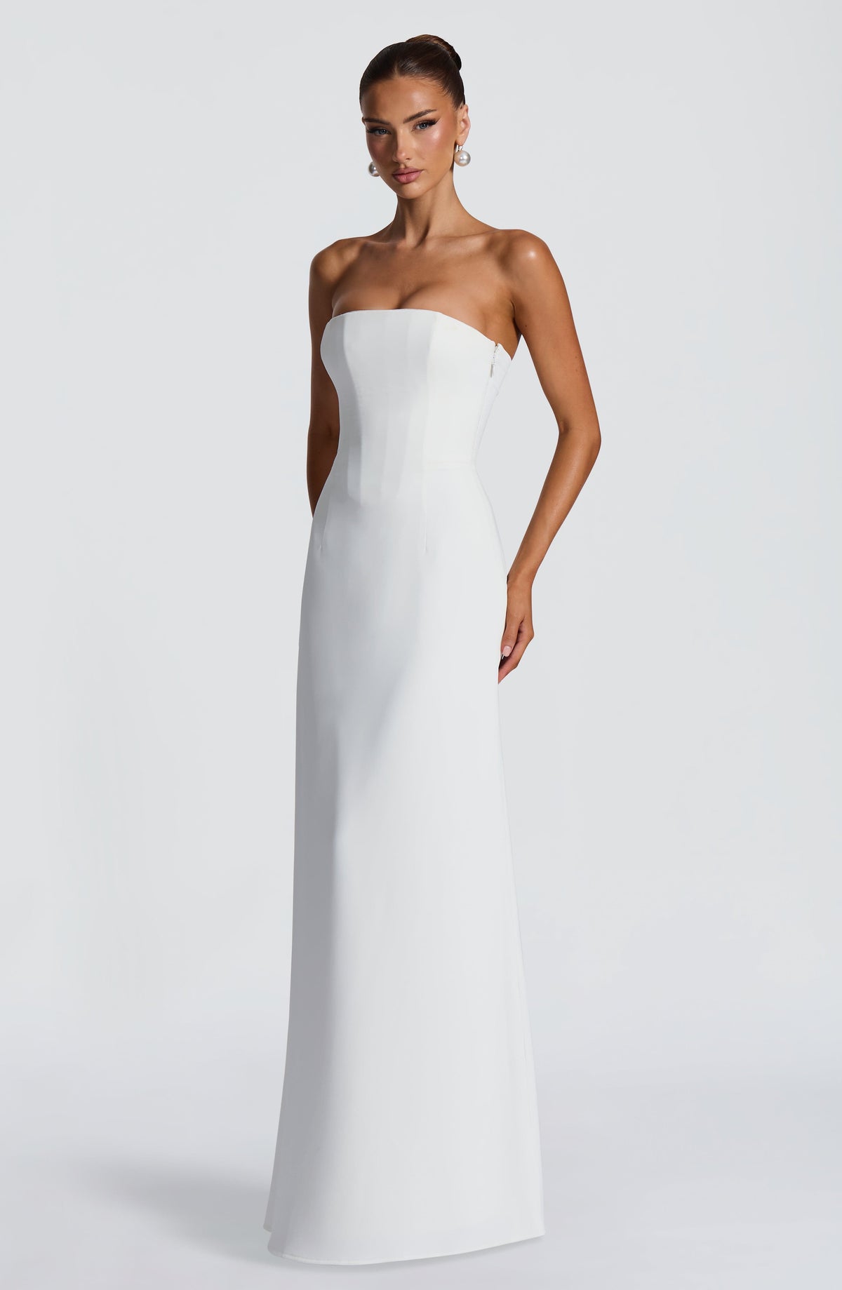 Irmena Maxi Dress in Ivory