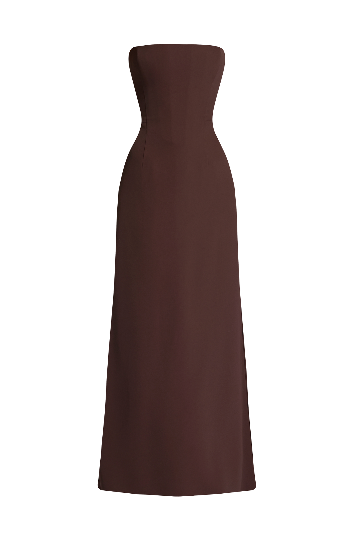 Irmena Maxi Dress in Plum Brown