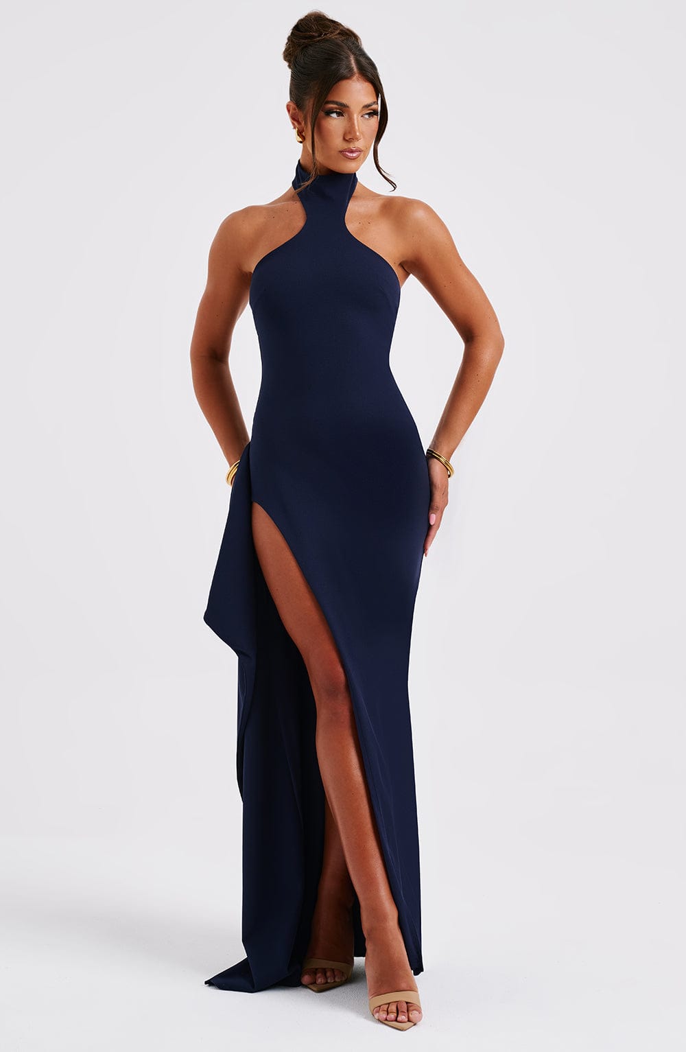Isaura Maxi Dress in Navy