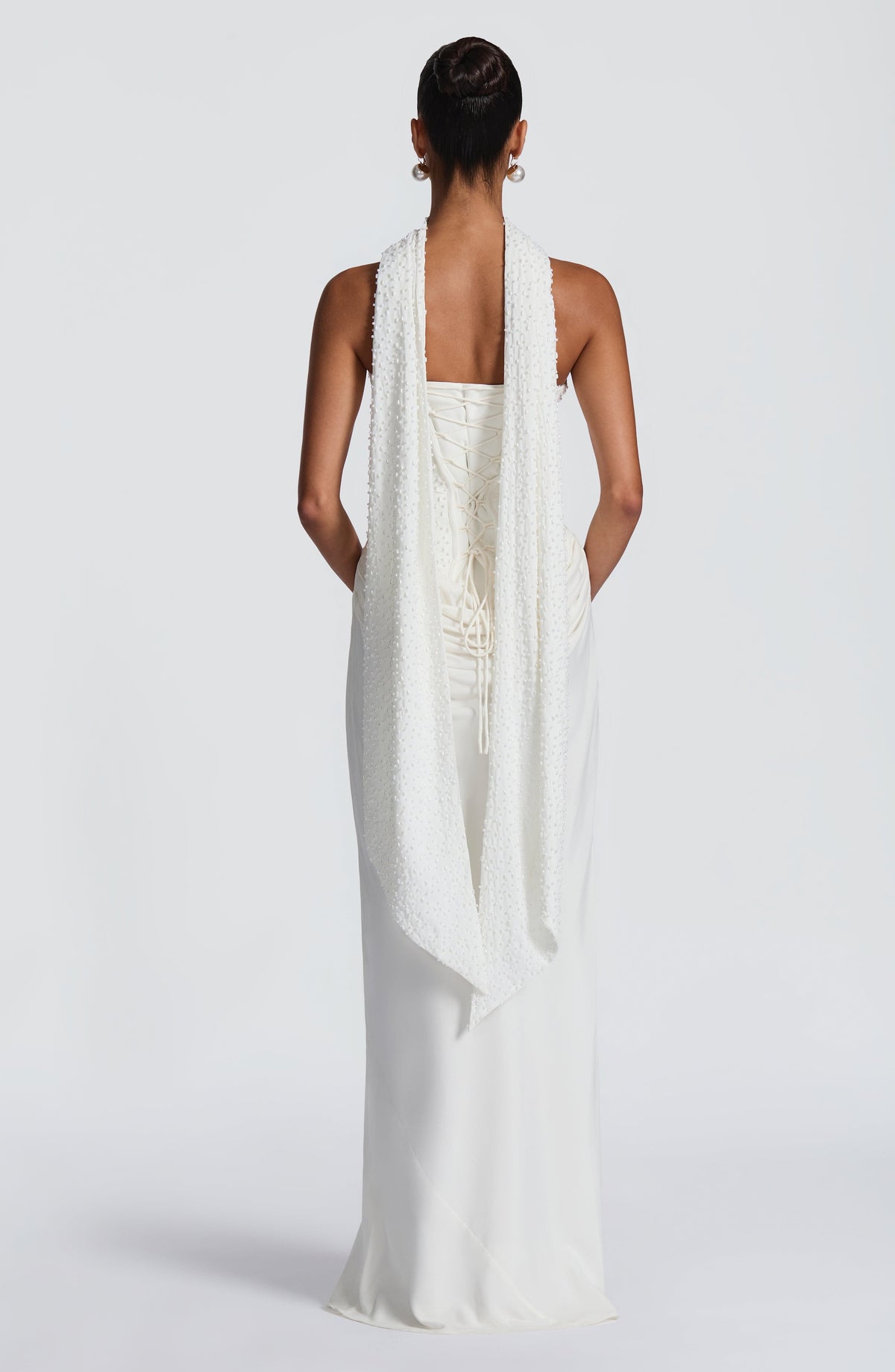 Ivera Scarf in Ivory