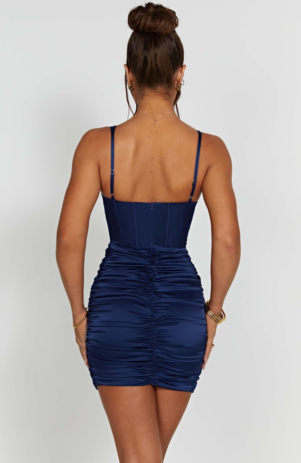 Izabelle Mini Dress in Navy