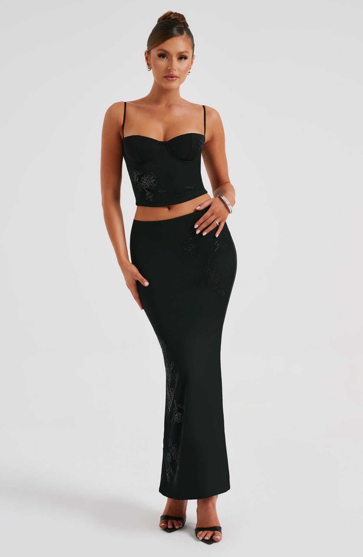 Izia Maxi Skirt in Black