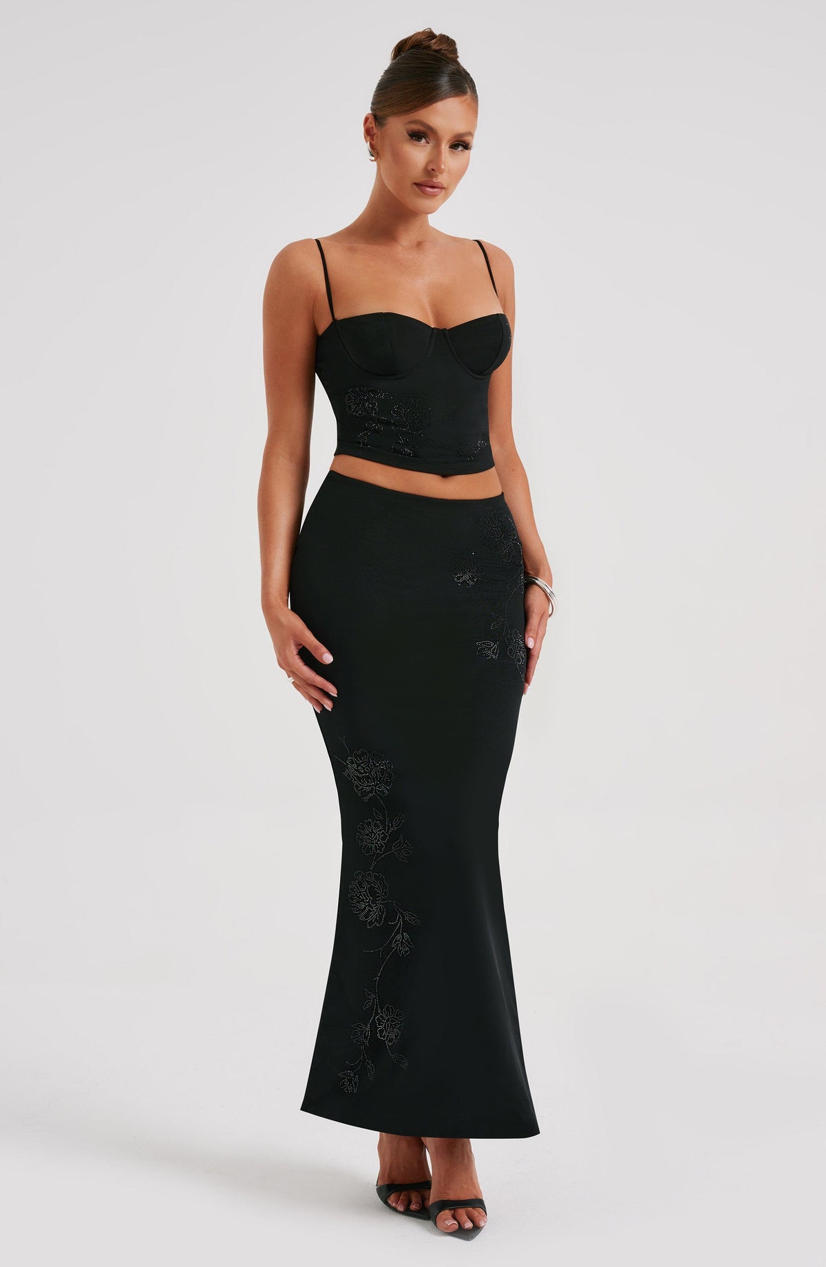 Izia Maxi Skirt in Black