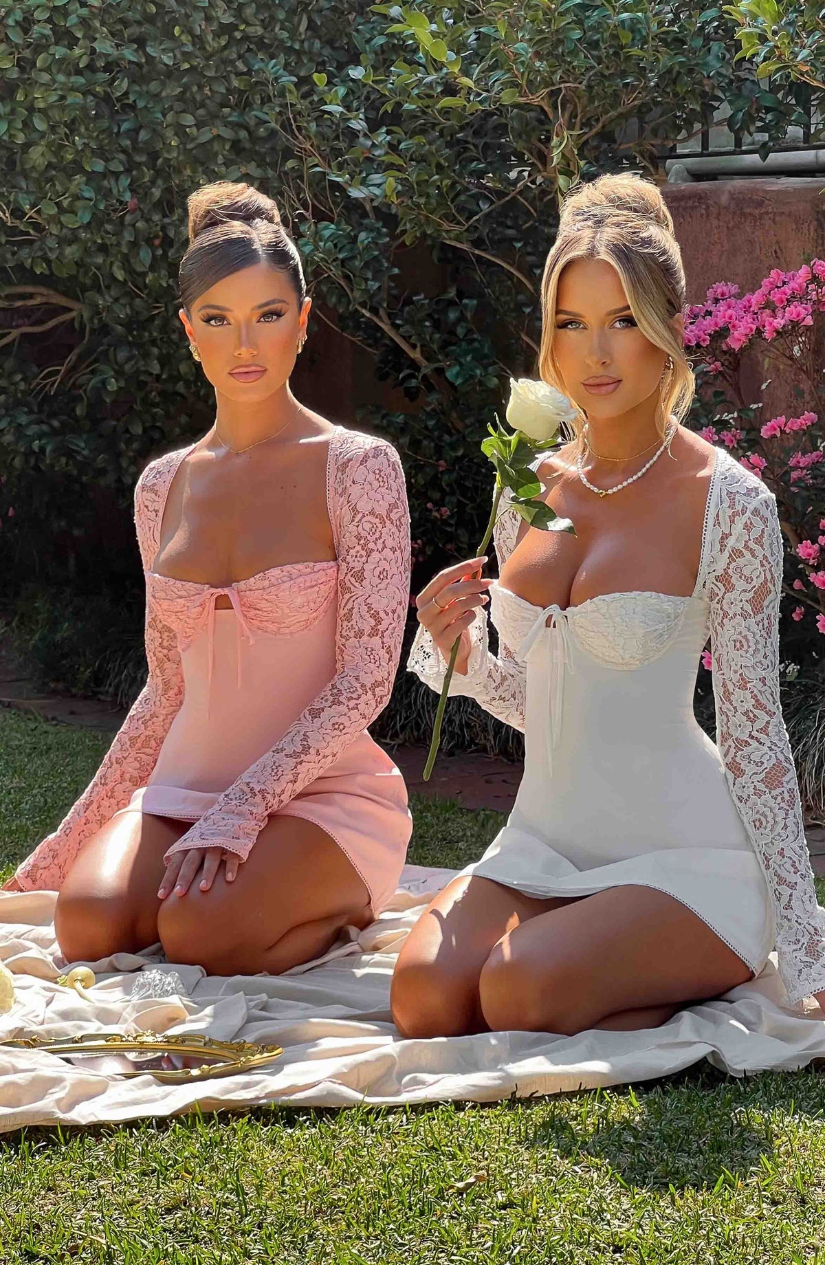 Jacinthe Mini Dress in Ivory