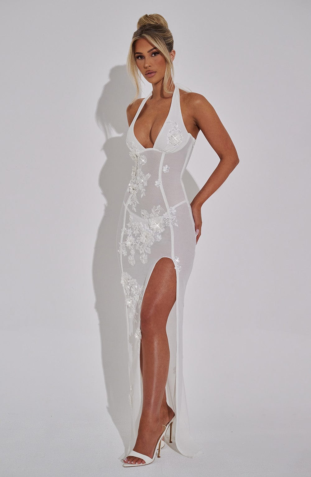 Jacquelina Maxi Dress in Ivory
