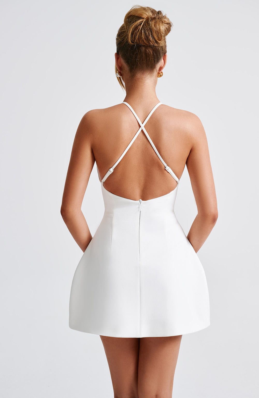 Jaine Mini Dress in Ivory
