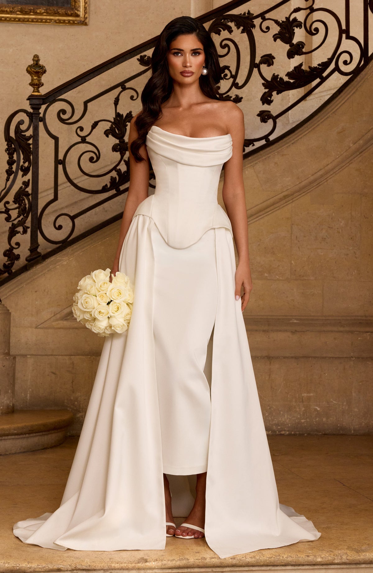 Jamira Corset in Ivory