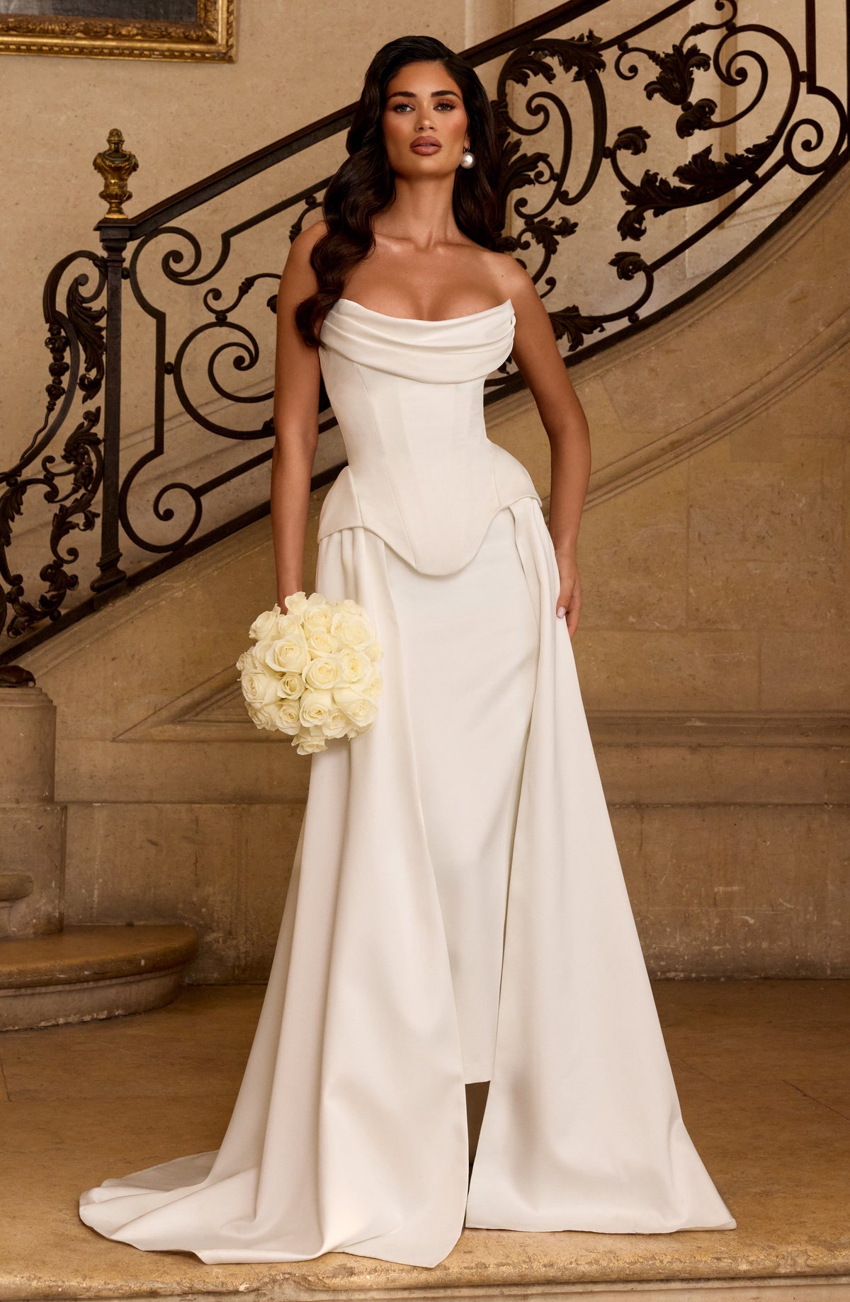 Jamira Corset in Ivory
