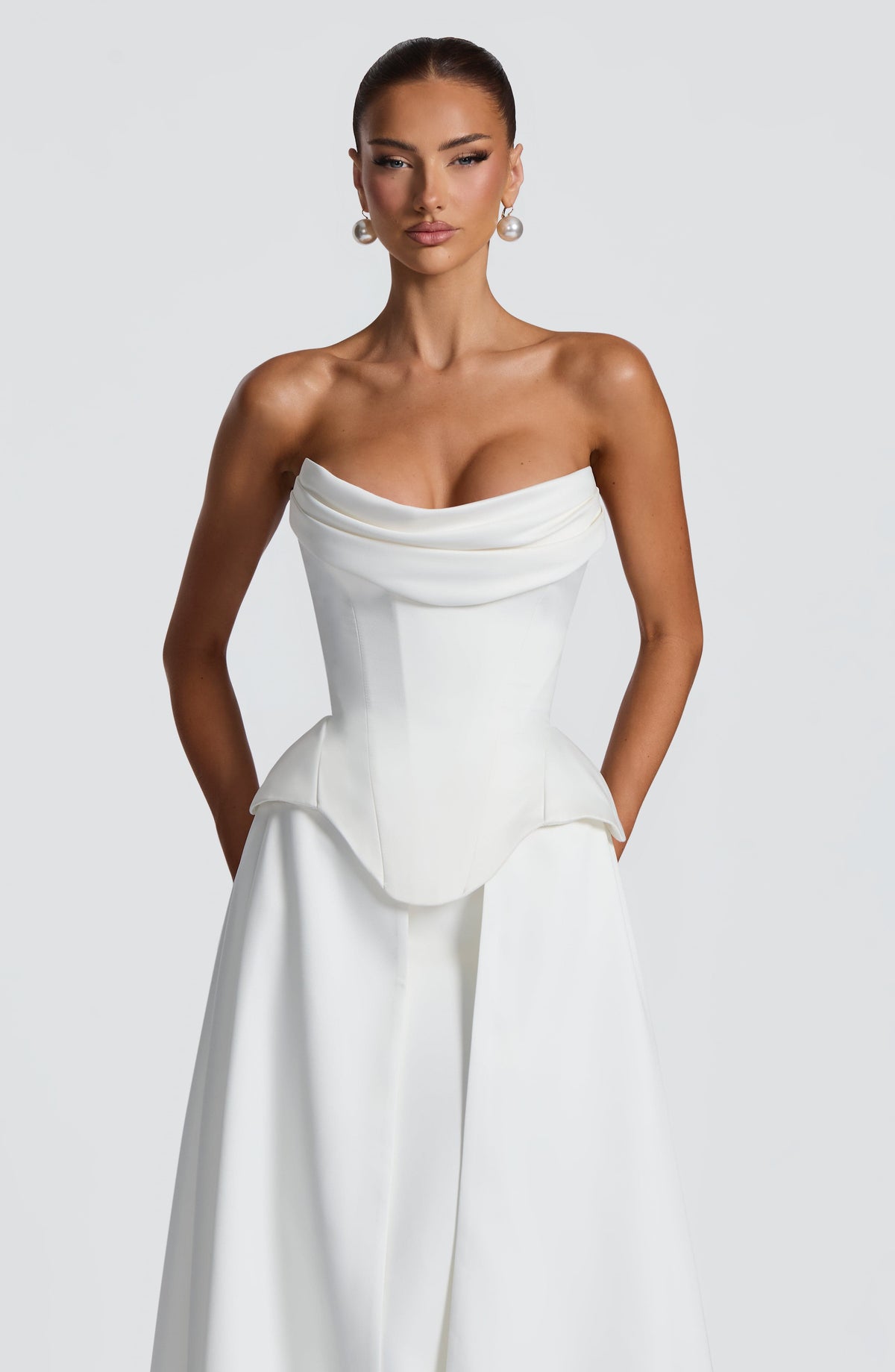 Jamira Corset in Ivory