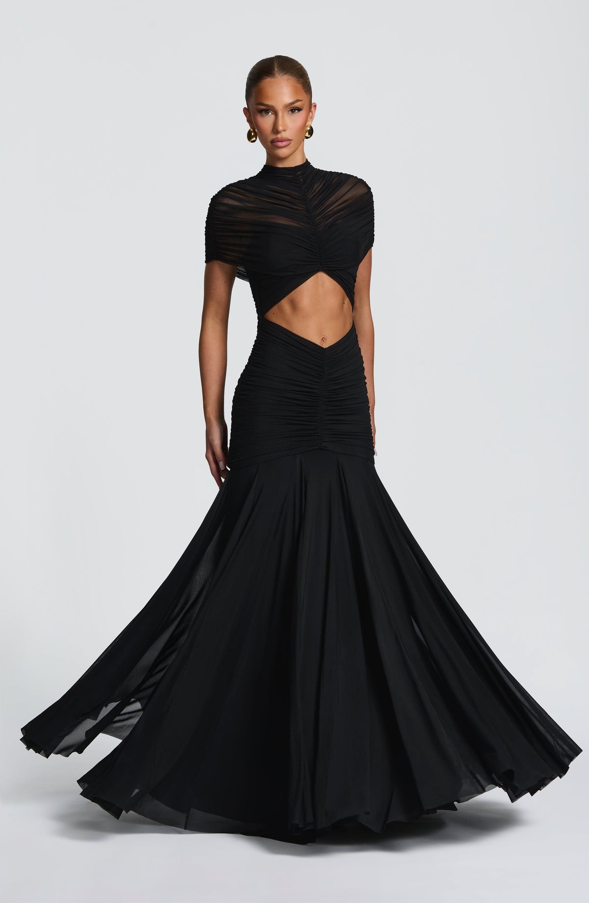 Jayla Maxi Dress in Black