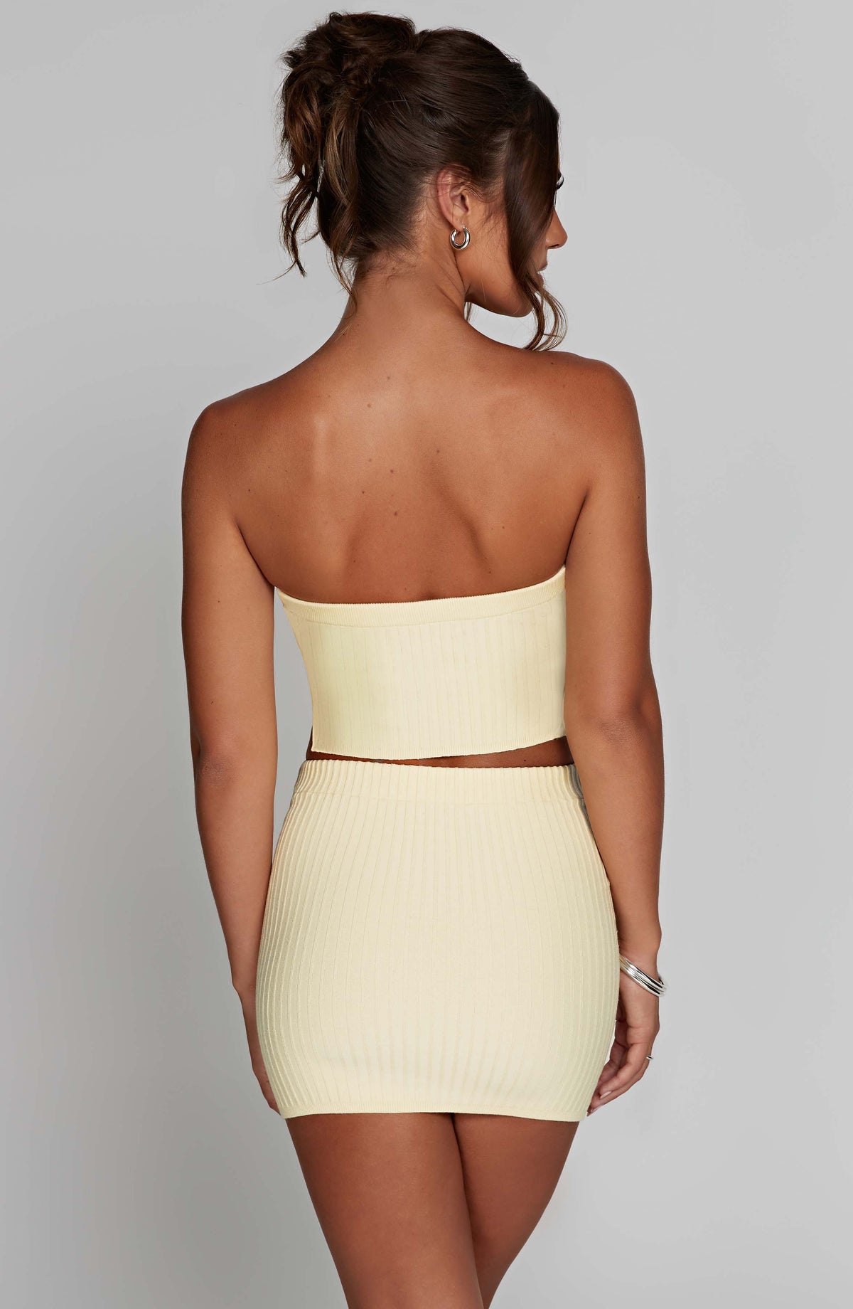 Jazlyn Mini Skirt in Lemon