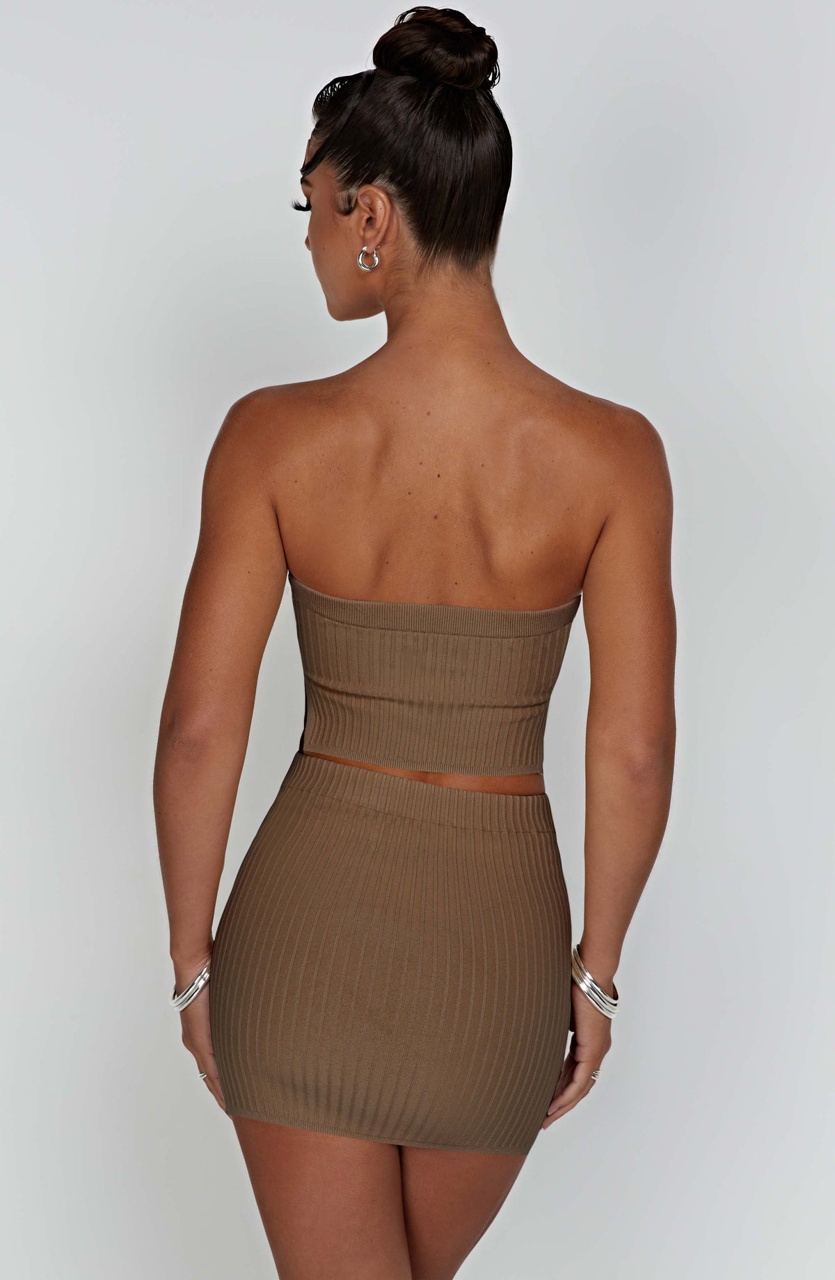 Jazlyn Mini Skirt in Mocha