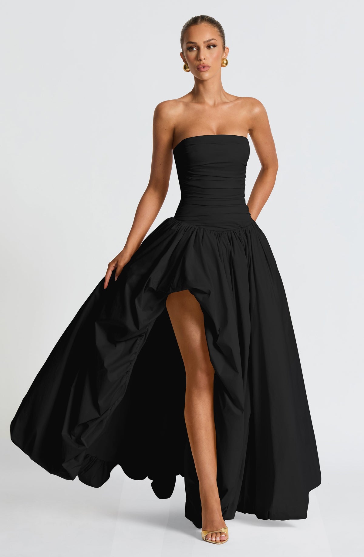 Jilena Maxi Dress in Black