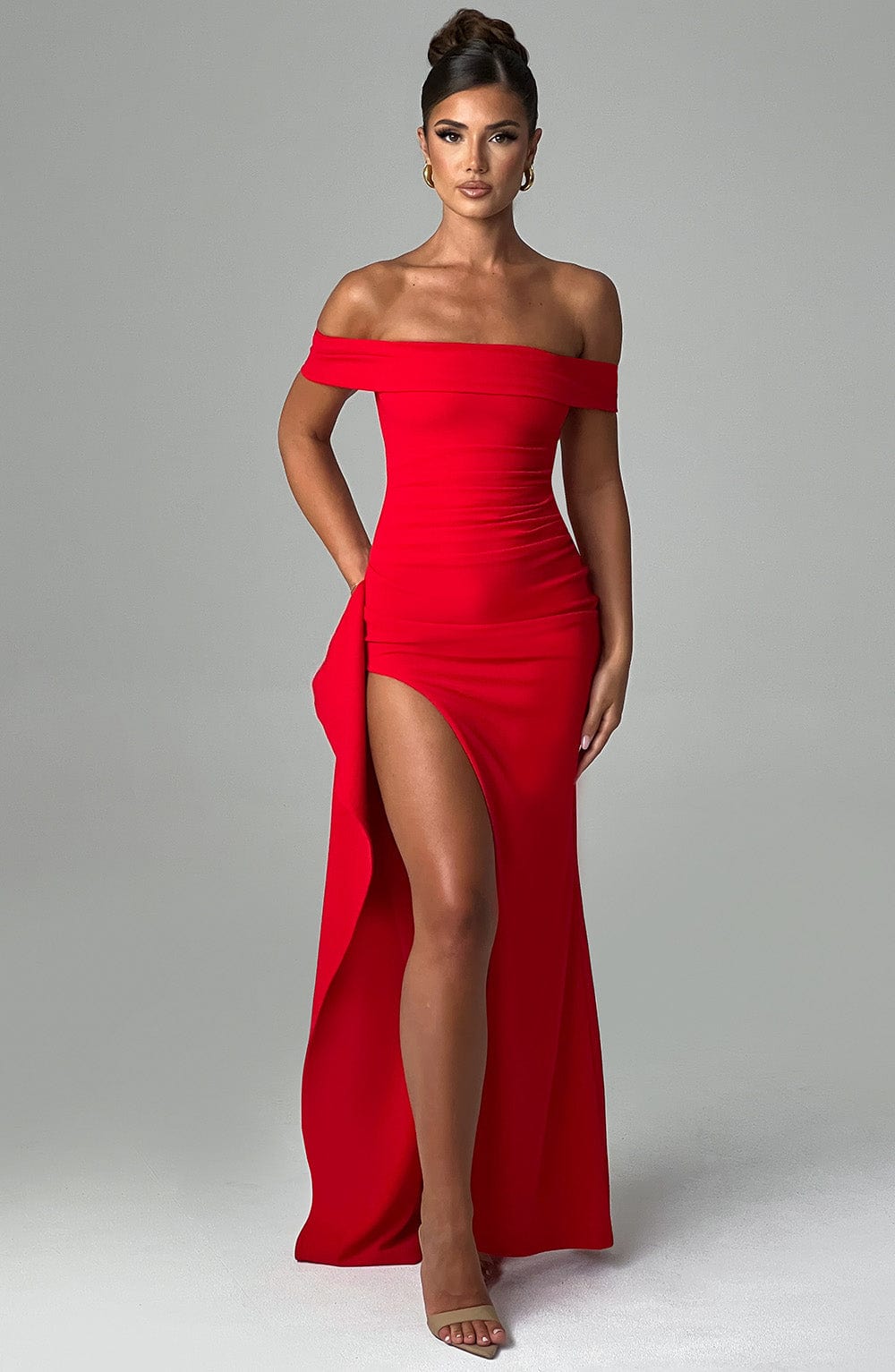 Jocelyn Maxi Dress in Red