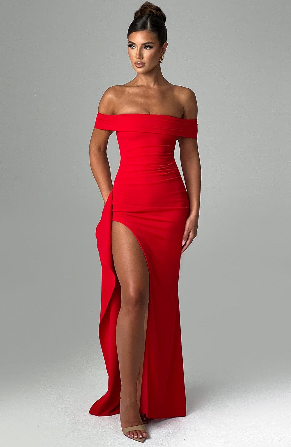 Jocelyn Maxi Dress in Red