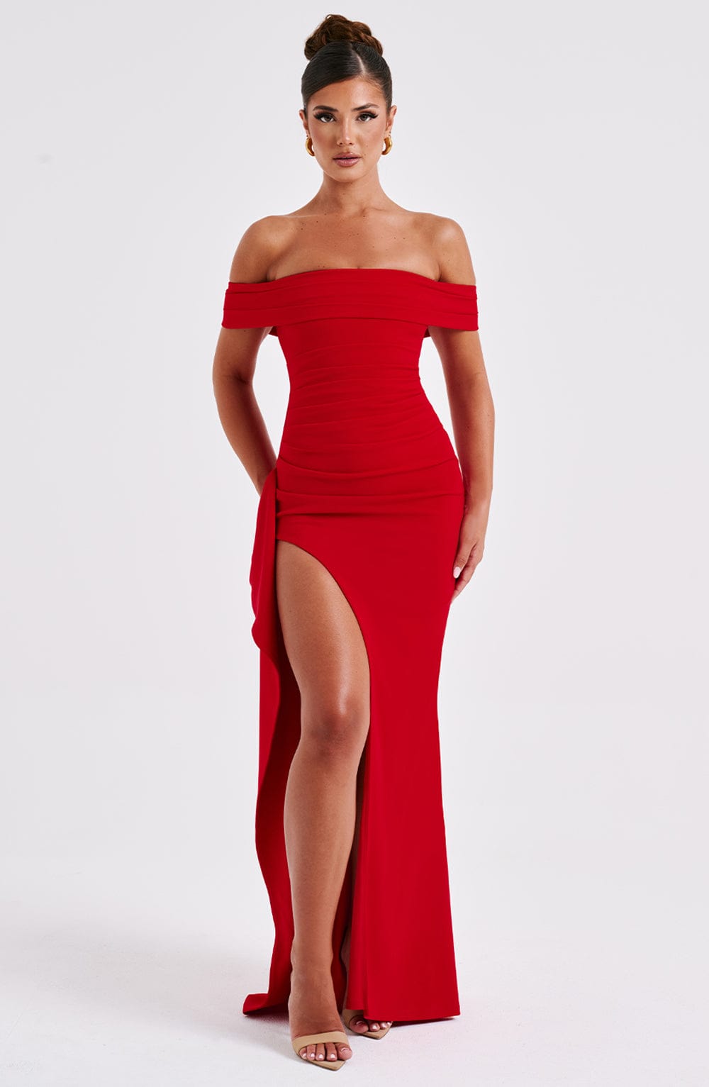 Jocelyn Maxi Dress in Red