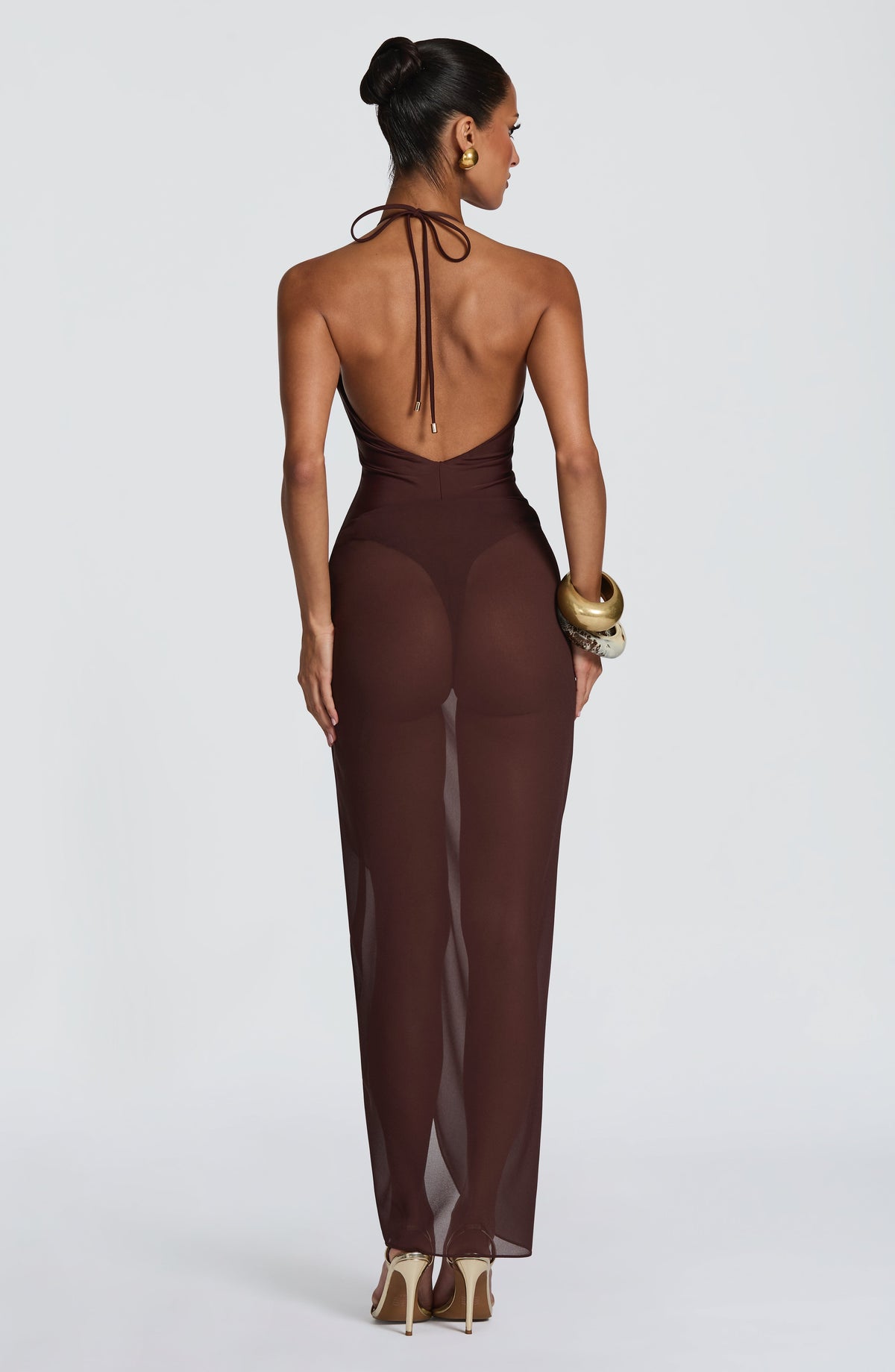 Jonelle Swimsuit in Plum Brown