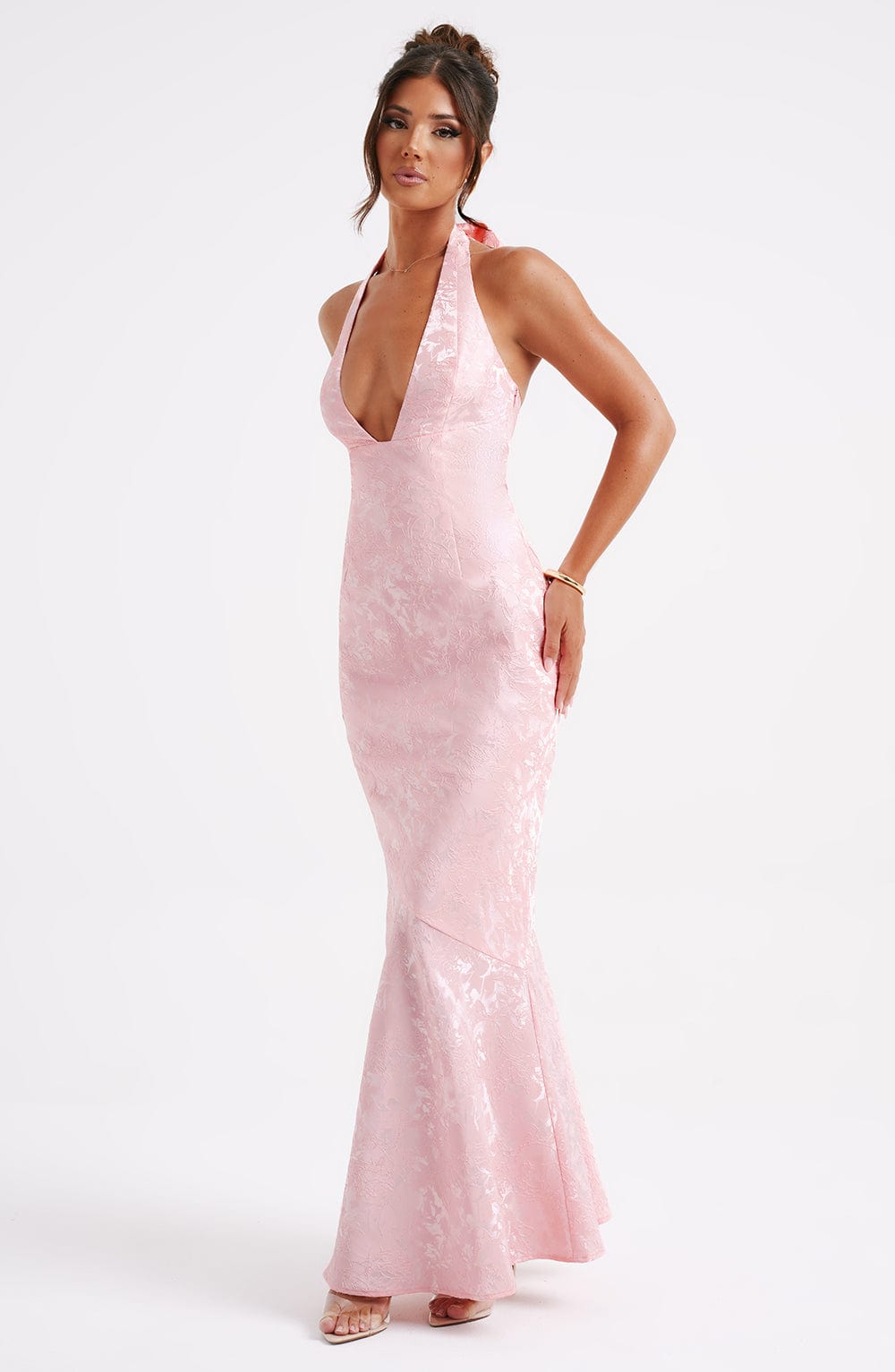 Josefina Maxi Dress in Blush
