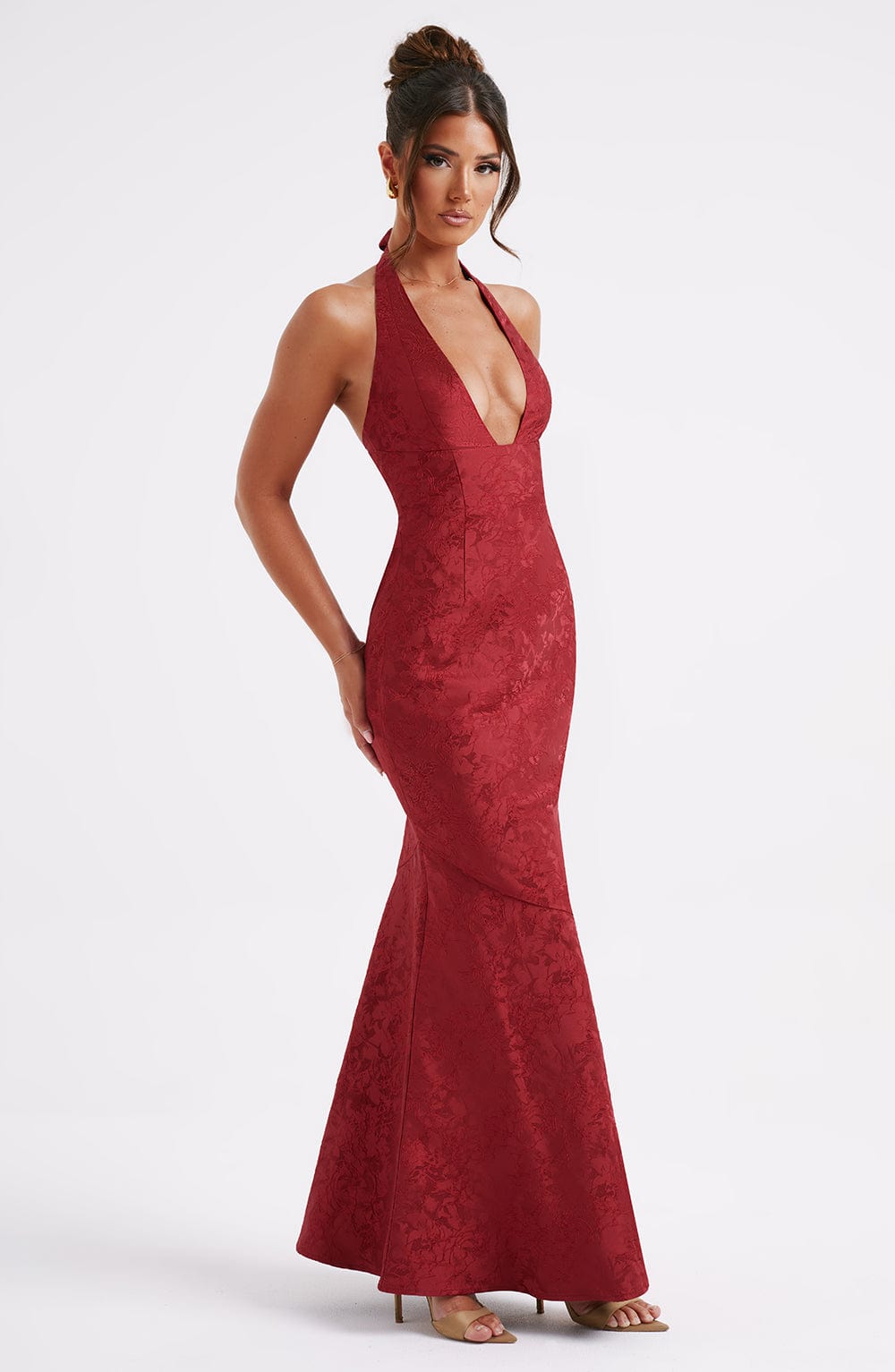 Josefina Maxi Dress in Red