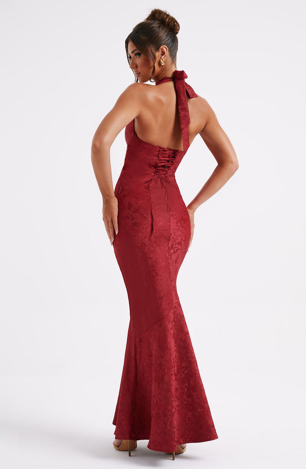 Josefina Maxi Dress in Red